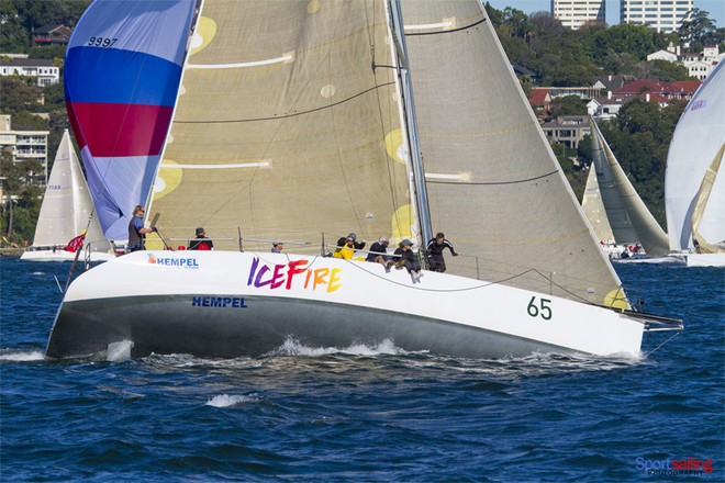 ICEFIRE in Div B of the CYCA Audi Winter Series  - CYCA Audi Winter Series 2012 - Race 7 (Sunday 17th June) © Pierre Spee - copyright www.sportsailingphotography.com